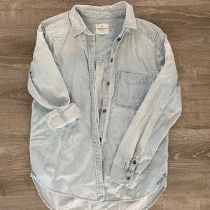 Anerican Eagle Denim Button-Up Shirt